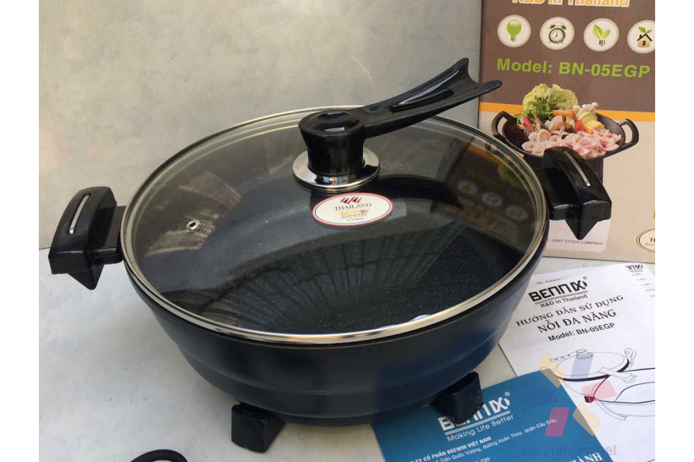 Nồi lẩu điện thân đúc Bennix -BN-05EGP