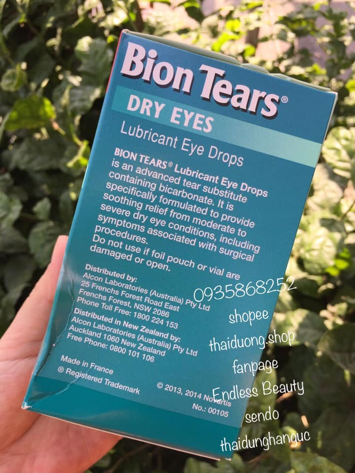 Bion Tears Eye Drop 0.4ml x 28 lọ