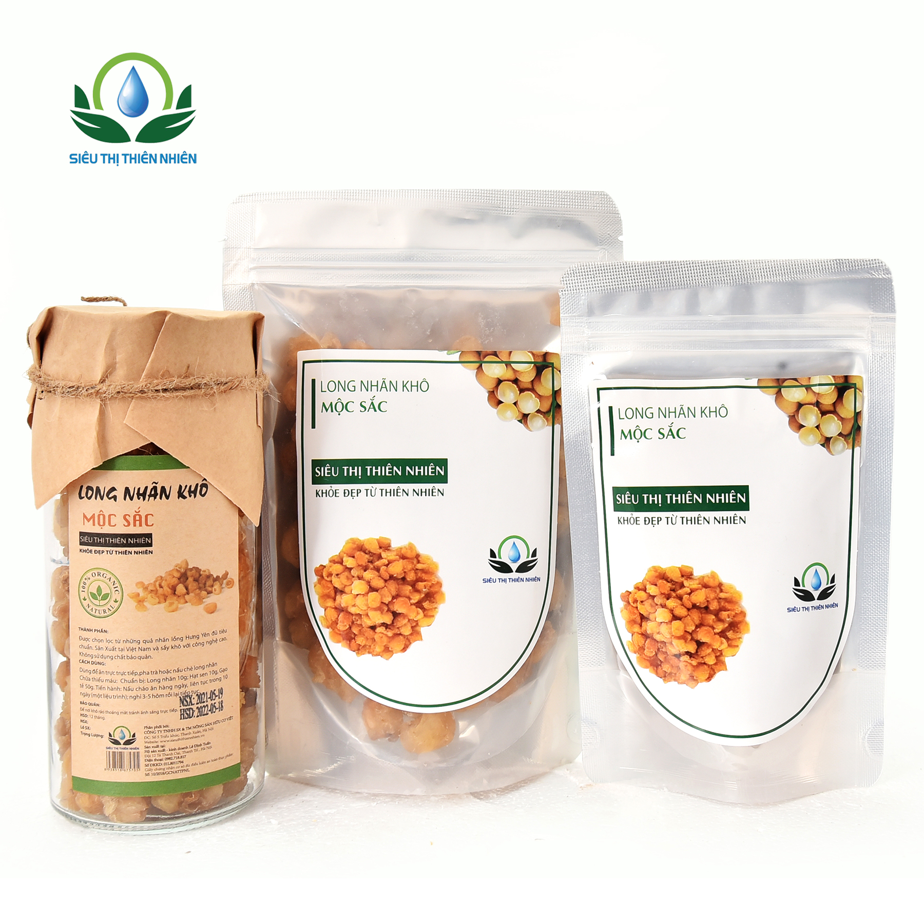 Long nhãn hưng yên Mộc Sắc gói 100g