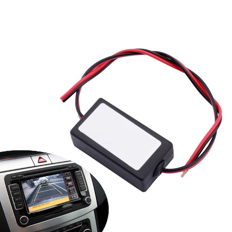 12V Power Filter Reverse Rectifier Ballasts Solve Navigation Rear View Camera Problem Ripple Screen Interference Relay
