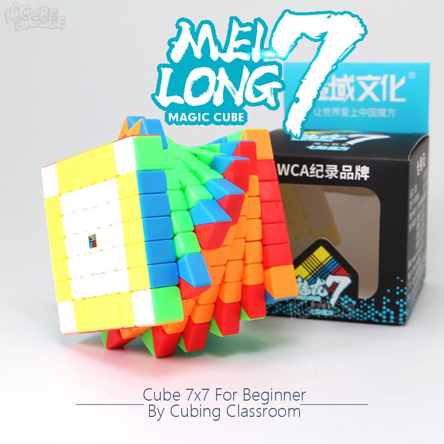 Đồ chơi Rubik 7x7 Stickerless MoYu MeiLong - Rubik 7 tầng 7x7x7 Thách Thức Trí Não Siêu Cao Thủ
