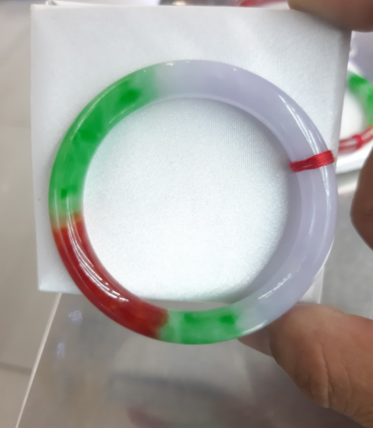 Vòng cẩm thạch tứ quý tài lộc màu sắc sáng như hình, mẫu mới 2020 ,hình chụp thực tế 100%