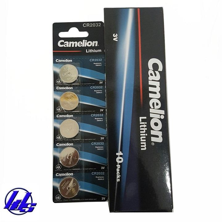 Pin CR2032 Camelion Lithium 3V - Vỉ 5 viên