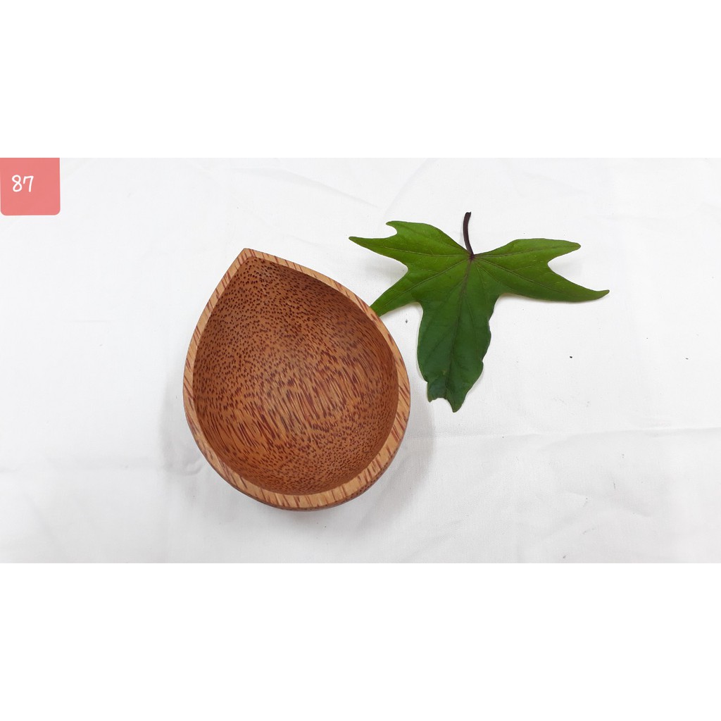 Chén Chấm Hình Giọt Nước Làm Từ Gỗ Dừa
