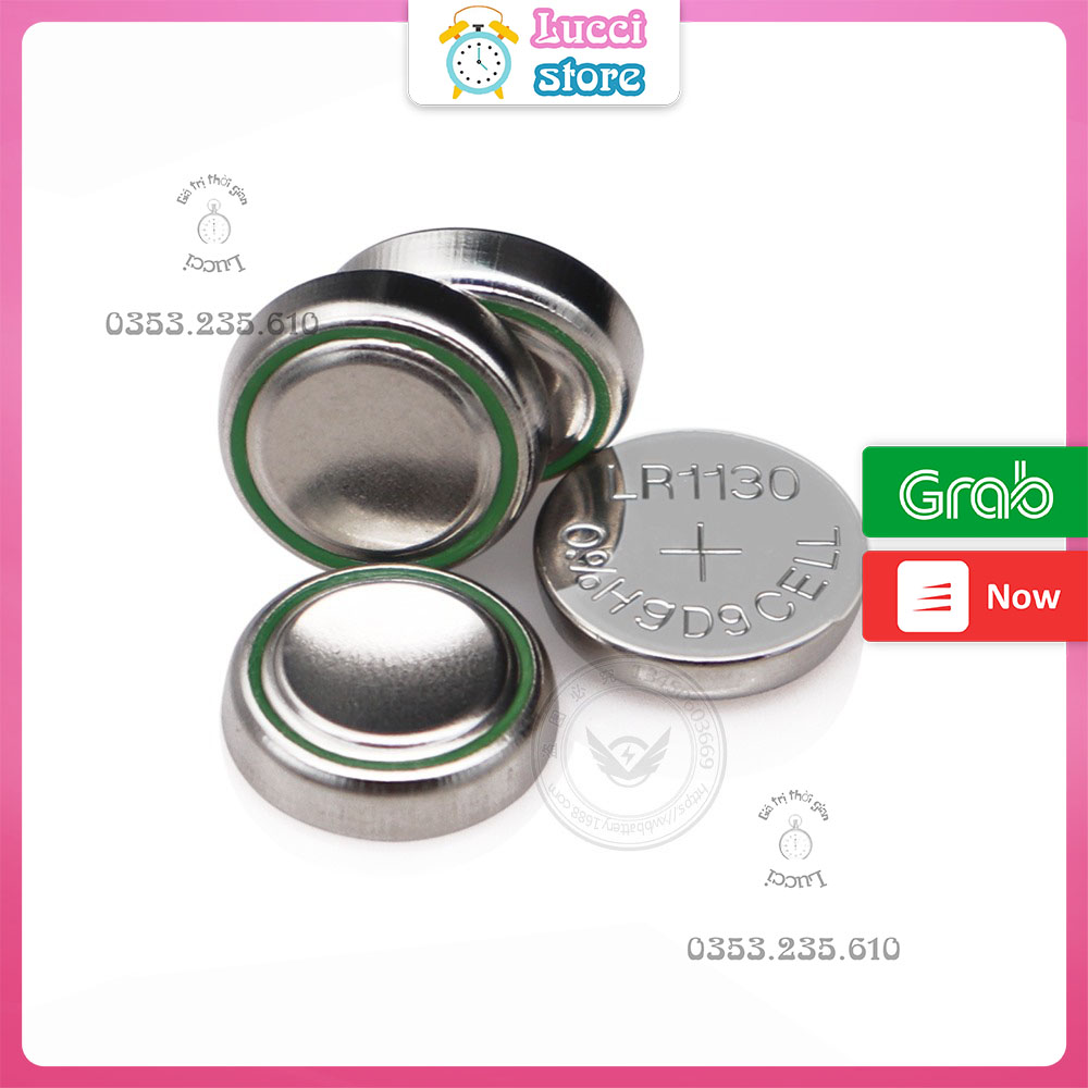 Pin LR1130 đồng hồ, pin cúc áo vỉ 10 viên