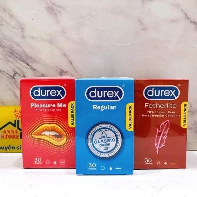 Bao Cao Su Durex Fetherlite Ultima Úc Siêu Mỏng Hộp 30 Cái
