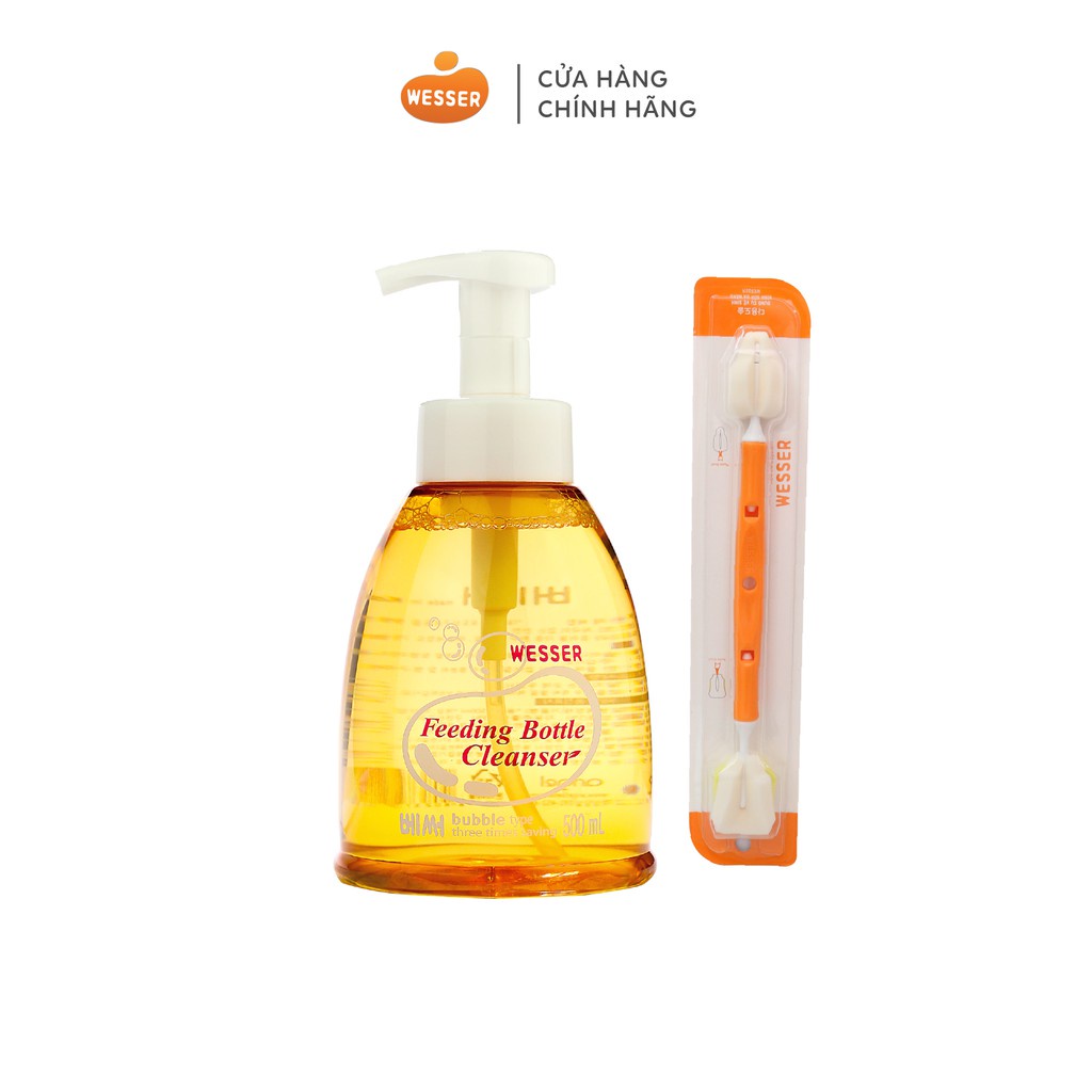 Nước rửa bình sữa Wesser 500ml túi và chai