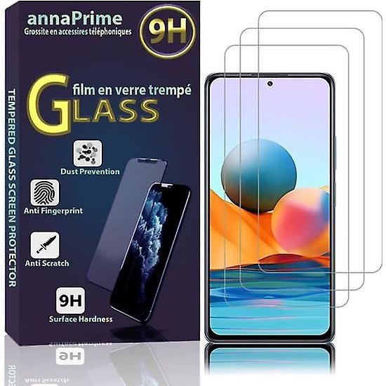 Kính cường lực trong suốt cho Xiaomi Redmi Note 10 Pro (Kèm miếng lau)