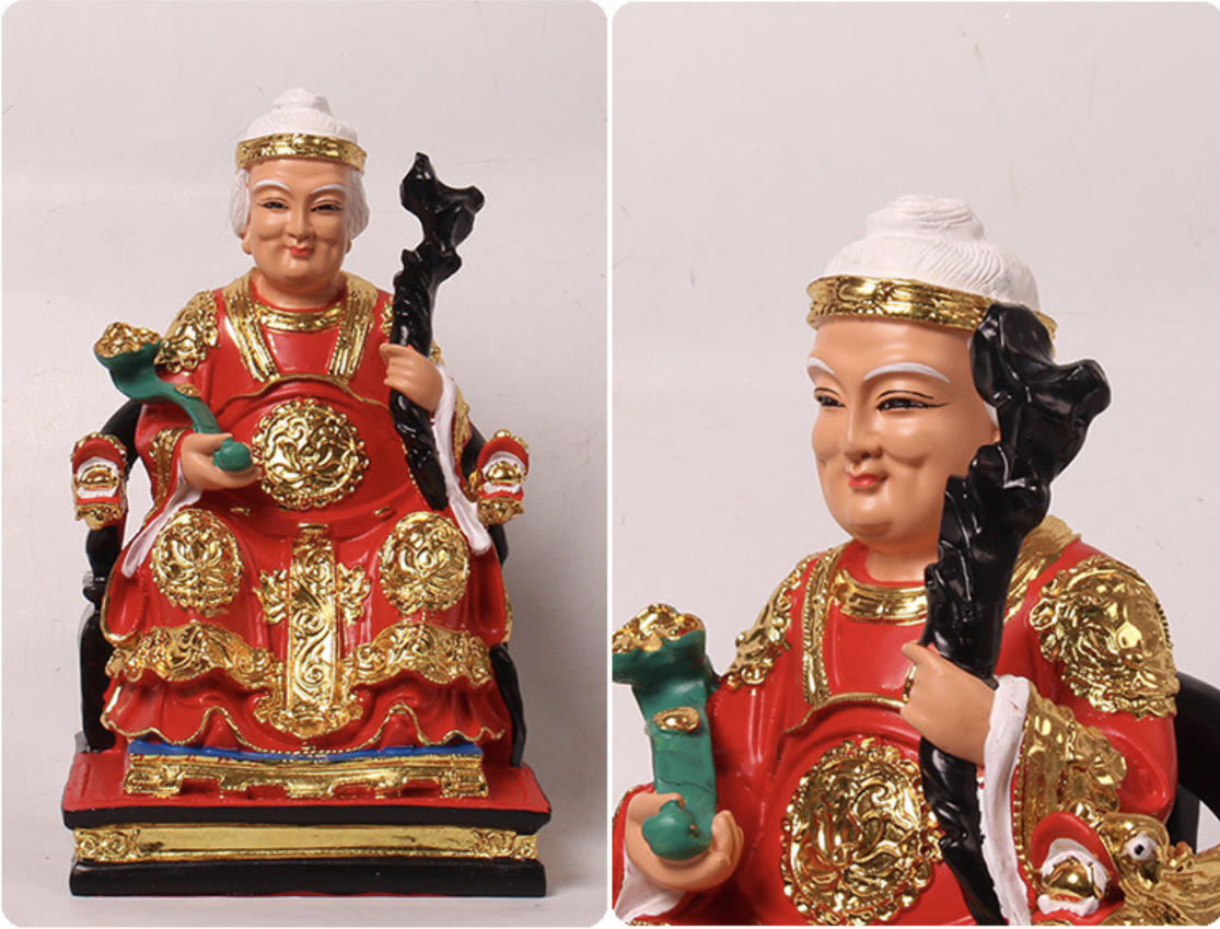 Thần Đất, mẹ chồng đất, thần may mắn, Phật nhựa, Thần Đất, sữa đất, Mẹ Chồng đất, 30cm