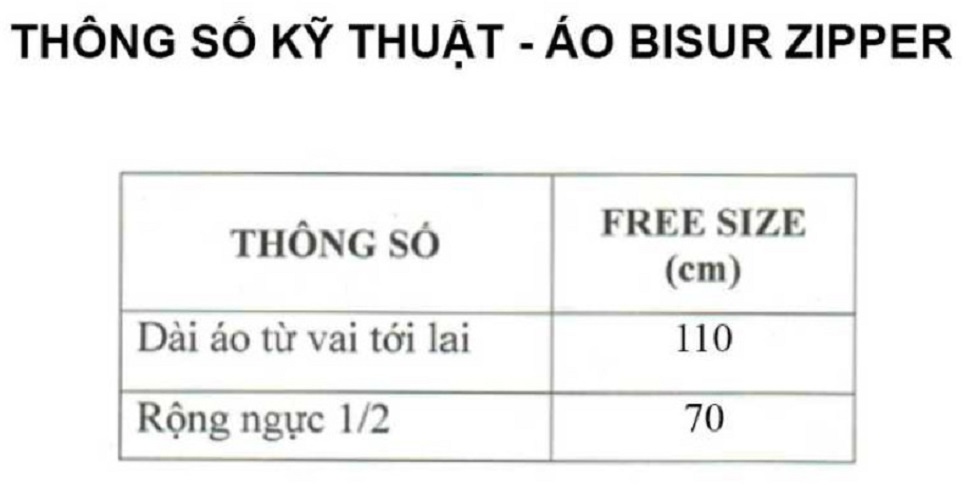 Áo Mưa Rando Bisur Zipper