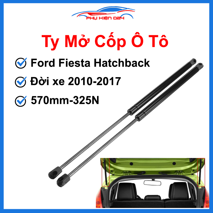 Bộ 2 ty thủy lực chống cốp sau cho ô tô Ford Fiesta Hatchback 2010-2017