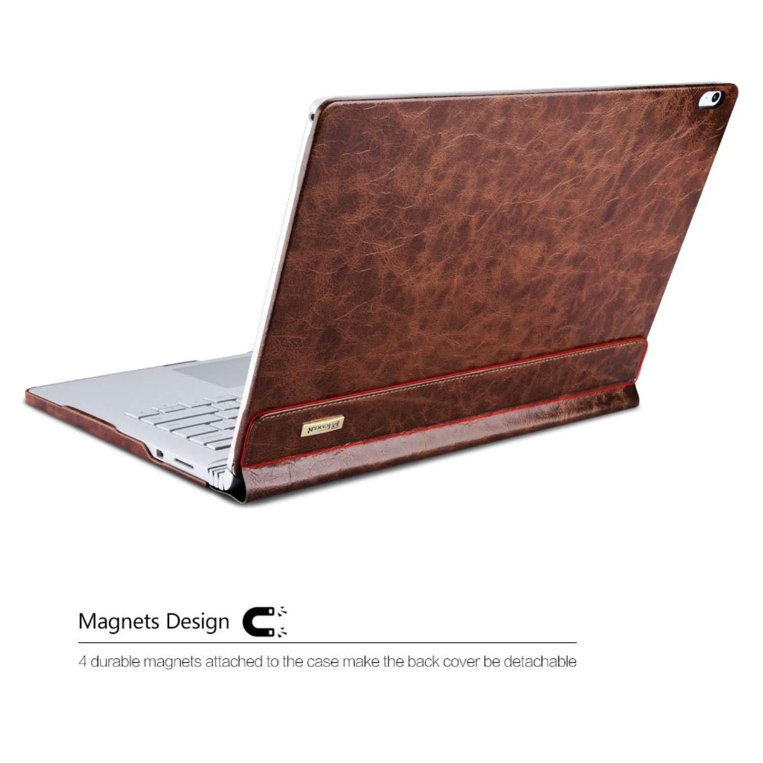 Bao da thật hàng hiệu iCarer cho SurfaceBook 1,2