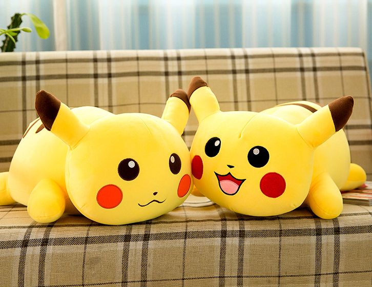 Gấu bông pokemon pikachu nằm dễ thương
