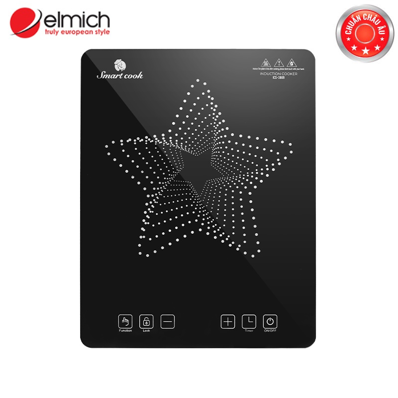 Bếp điện từ cảm ứng Elmich Smartcook ICS-3869 công suất 2100W hàng chính hãng bảo hành 12 tháng