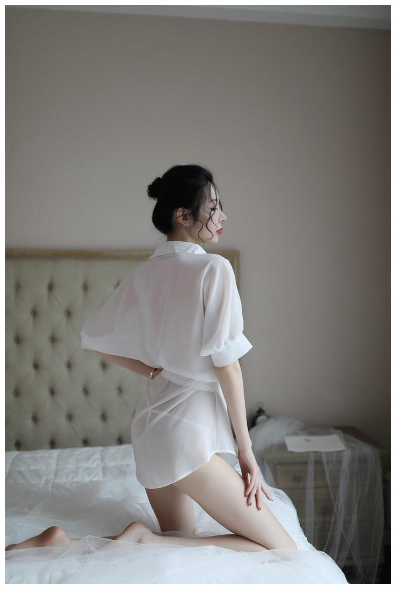 Đầm Ngủ Thun Kiểu Áo Sơ Mi Tay Lửng CDAN73