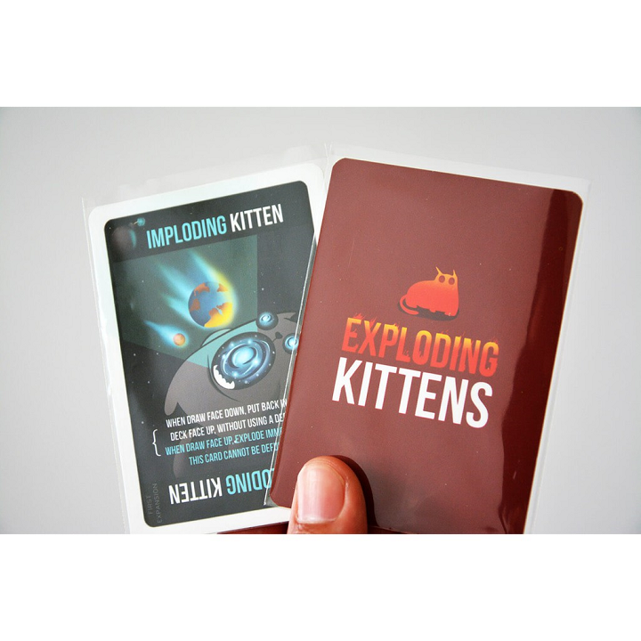 Sleeves bọc bài Mèo nổ Exploding Kittens bảo vệ bài 5.7 x 8.8 cm