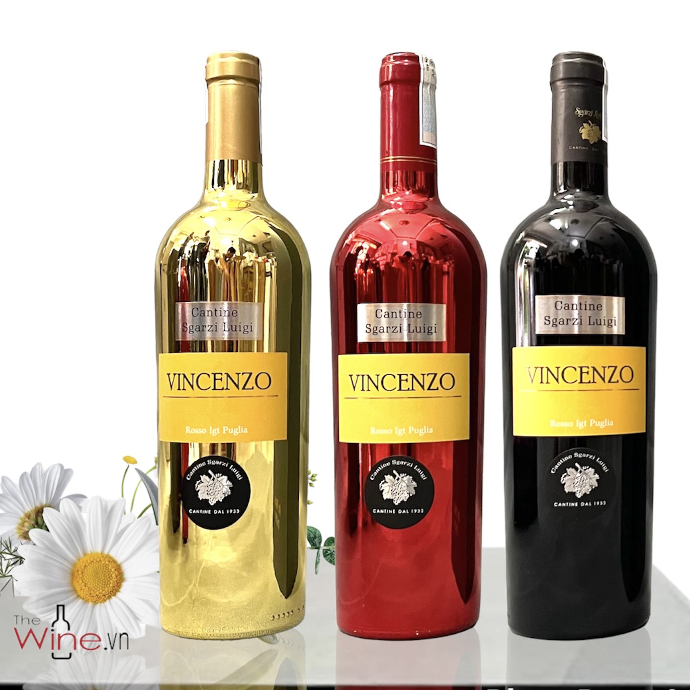 Vang đỏ nhập khẩu Ý VINCENZO 14% - vang chát