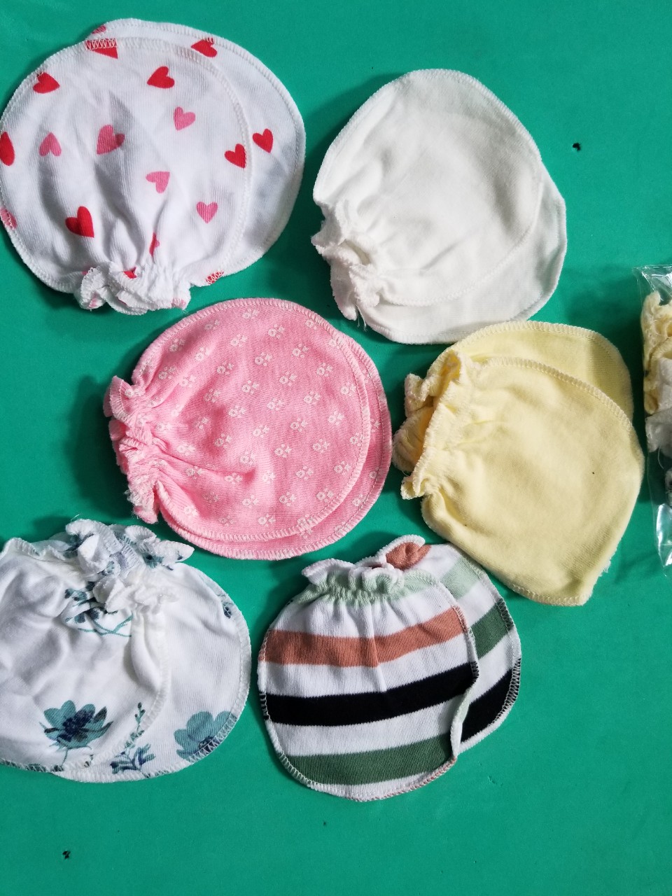Combo 9 đôi bao tay Hotga mềm mại cho bé