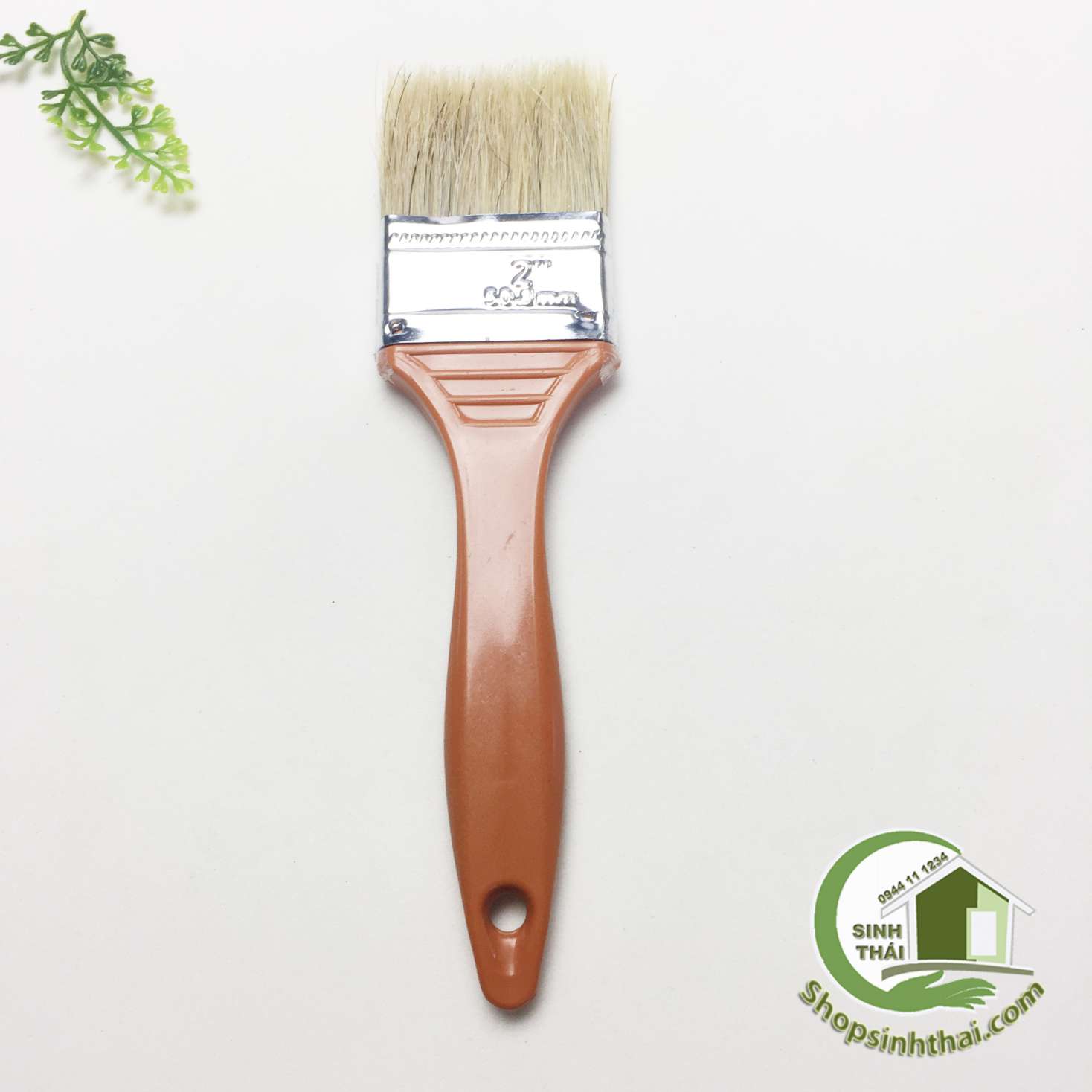 [HCM]Cây cọ quét sơn - chổi quét sơn lông vàng 2 phân