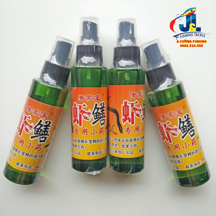 Mồi xịt dụ lươn đặc biệt 120ml siêu nhậy