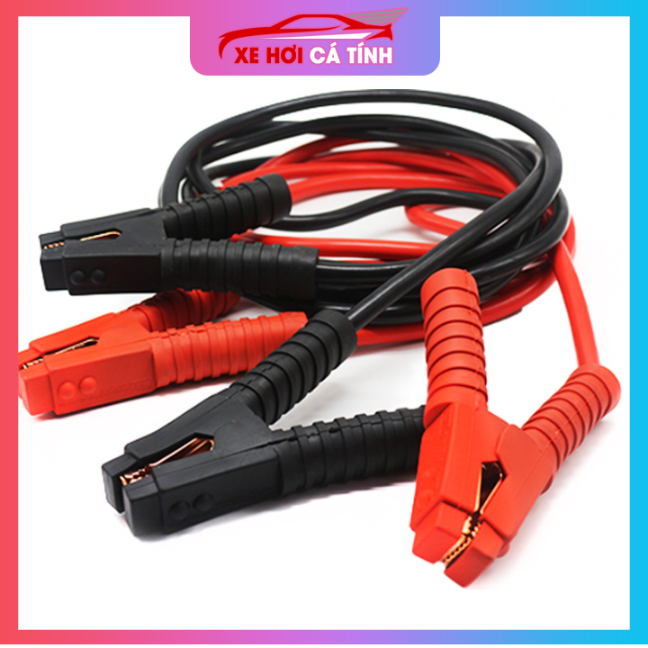 Bộ dây câu bình ắc quy 2000AMP có Tụ điện chống cháy nổ Lõi đồng loại cao cấp có túi đựng dây dài nhiều loại