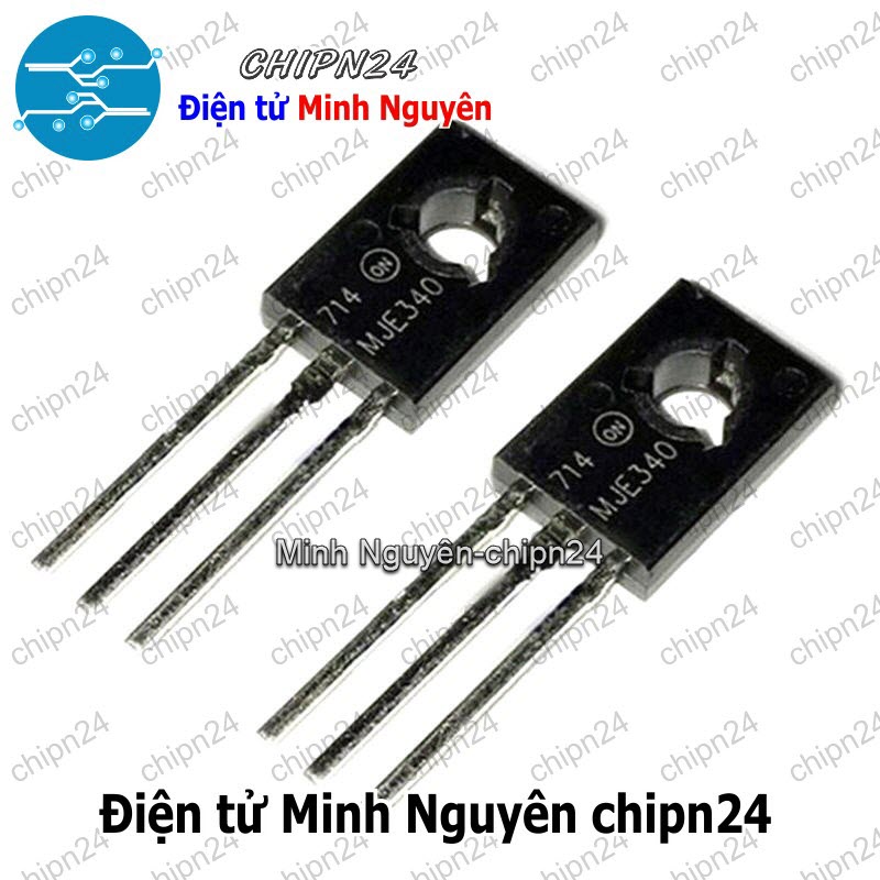 [4 con] (KT1) Transistor MJE340 TO-126 NPN 500mA 300V (MJE 340) - HH002804