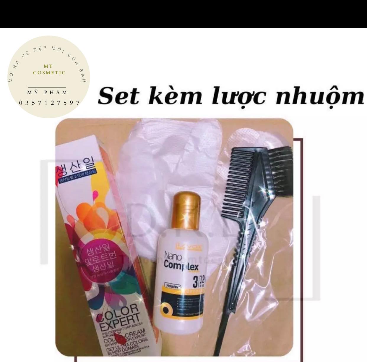 lược nhuộm tóc