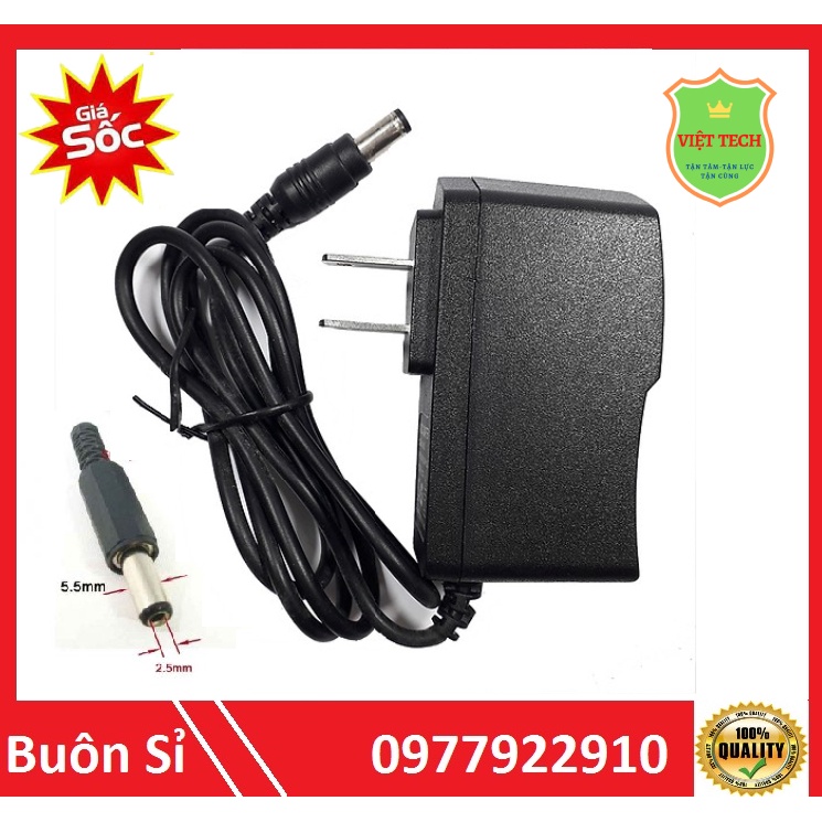 Nguồn Adapter 9V-1A (1000ma) chân thường 5.5*2.5mm