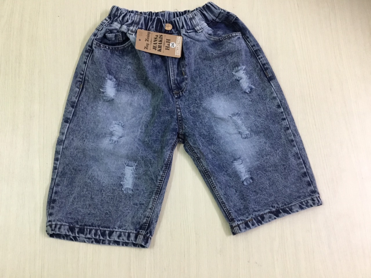 Quần Jean lửng cho bé trai (20-40kg)