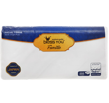 [HCM]KHĂN SOFTPACK BLESS YOU FAMILLE 200 TỜ