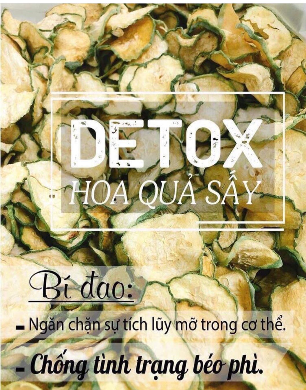 20gr Bí đao thái lát sấy lạnh - Giảm cân thanh nhiệt