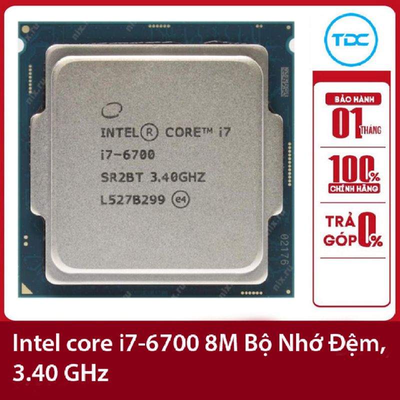 Bảng giá Bộ vi xử lý Intel CPU Core i7-6700 3.40GHz ,65w 4 lõi 8 luồng, 8MB Cache Socket Intel LGA 1151 Phong Vũ