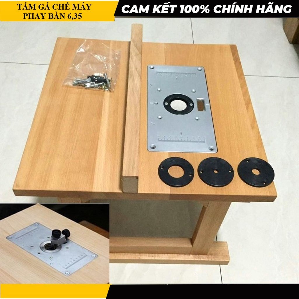 Tấm gá máy phay chế máy phay bàn 6,35