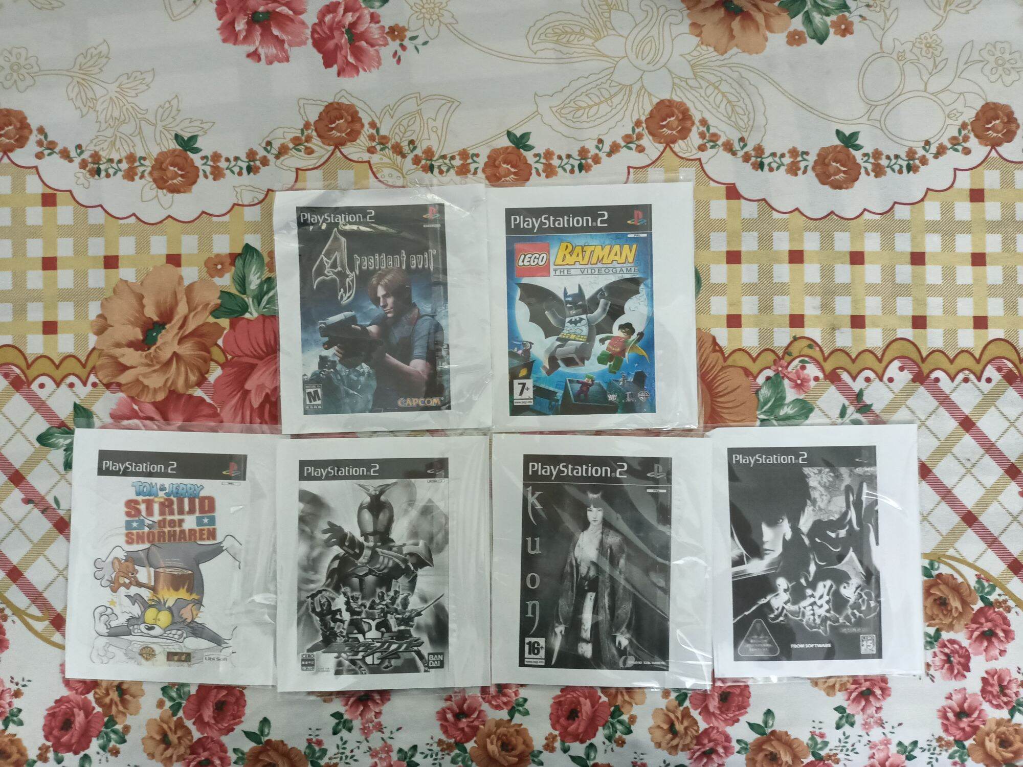 Bộ 15 game ps2 như hình