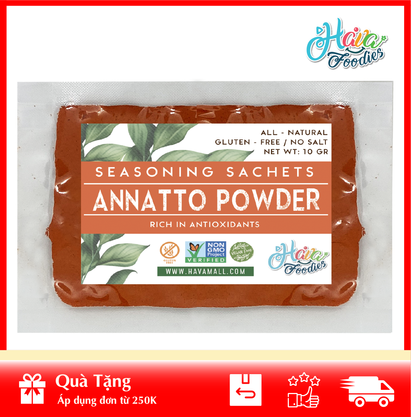 [HÀNG CÔNG TY NHẬP KHẨU] Bột Điều 50gr - Annatto Powers