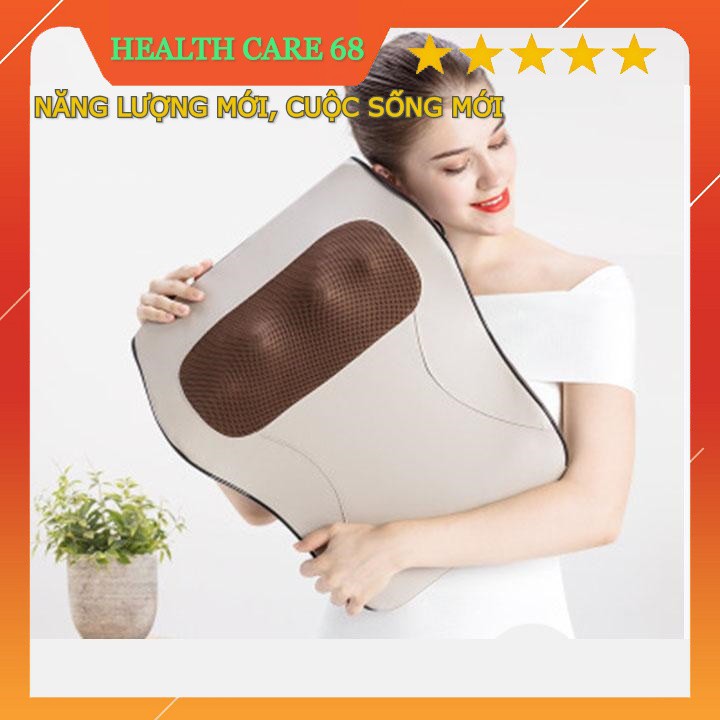 Gối Massage Lưng Vai Cổ Thắt Lưng Cao Cấp [Hàng Chính Hãng]