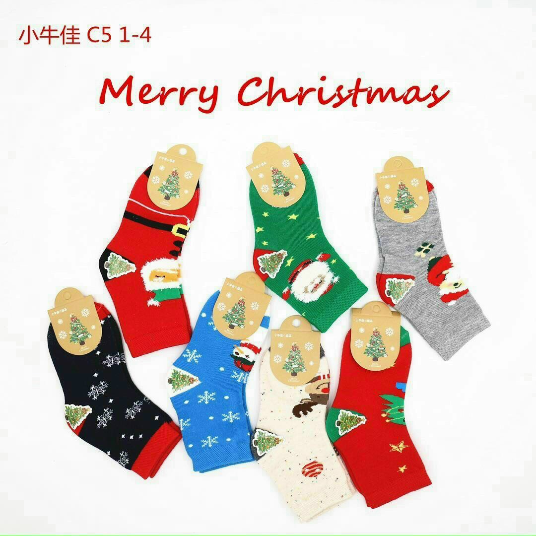 Combo 5 Đôi Tất NOEL Siêu Xinh Cho Bé