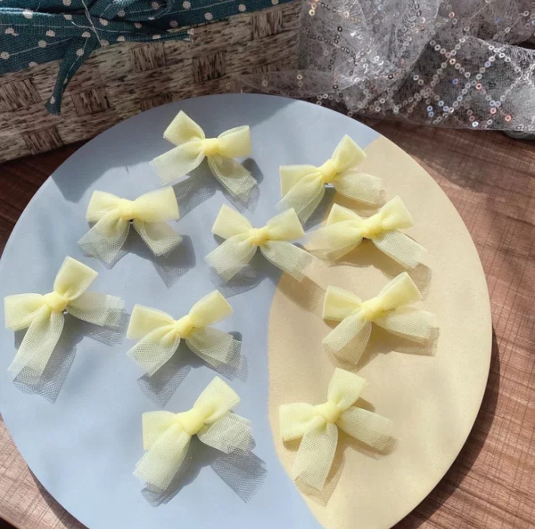 Set 10 kẹp tóc nơ xinh xắn đang yêu cho bé