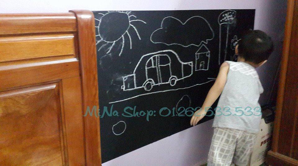 Bảng decal DÁN TƯỜNG giúp bé vẽ SIZE 200X60