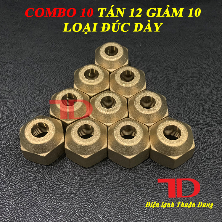 Combo 10 Tán Ống Đồng Phi 12 Giảm 10 - Điện Lạnh Thuận Dung