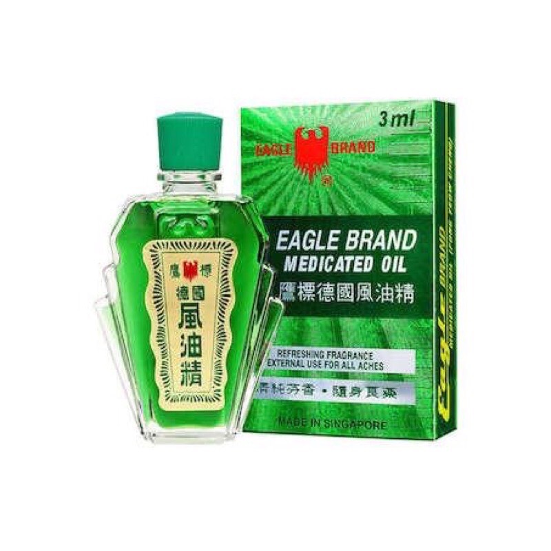 Dầu gió xanh con ó Singapore 3ml