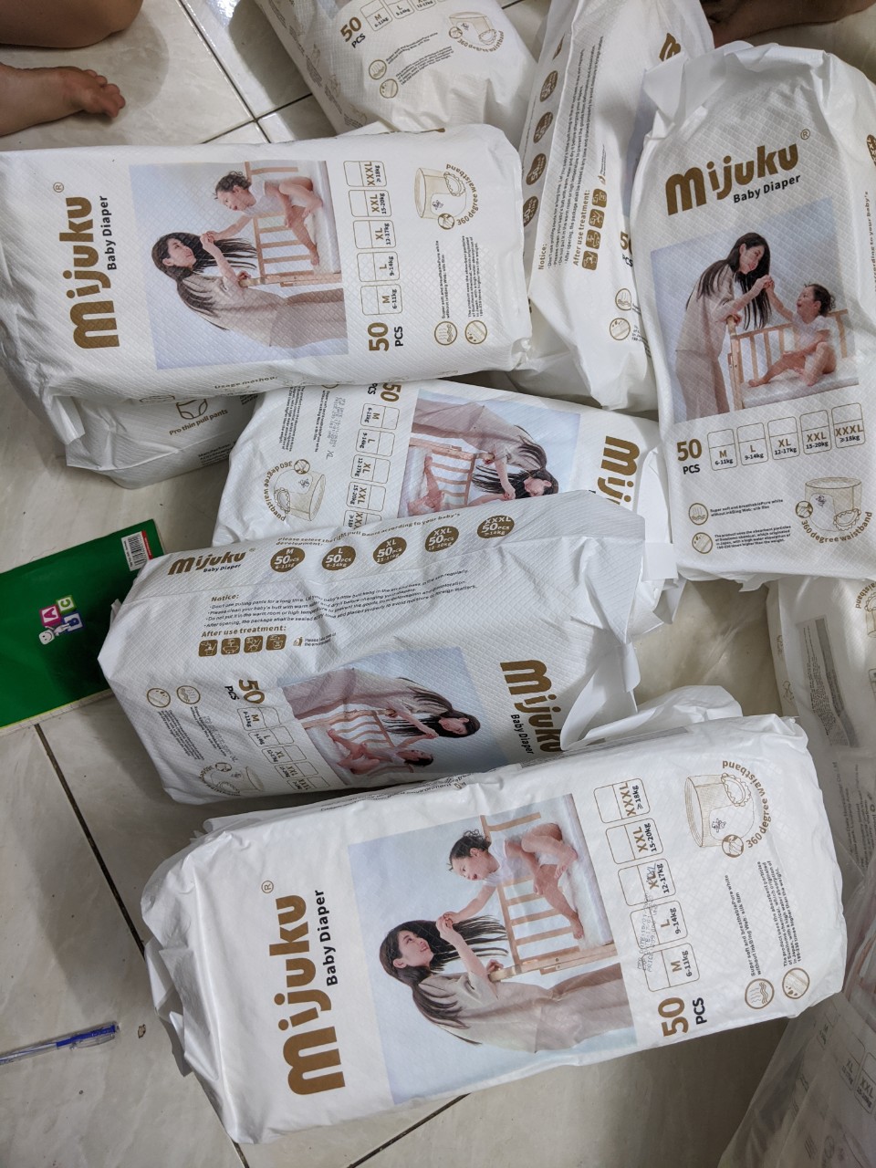 BỈM TÃ QUẦN CHO BÉ MIJUKU 100 MIẾNG