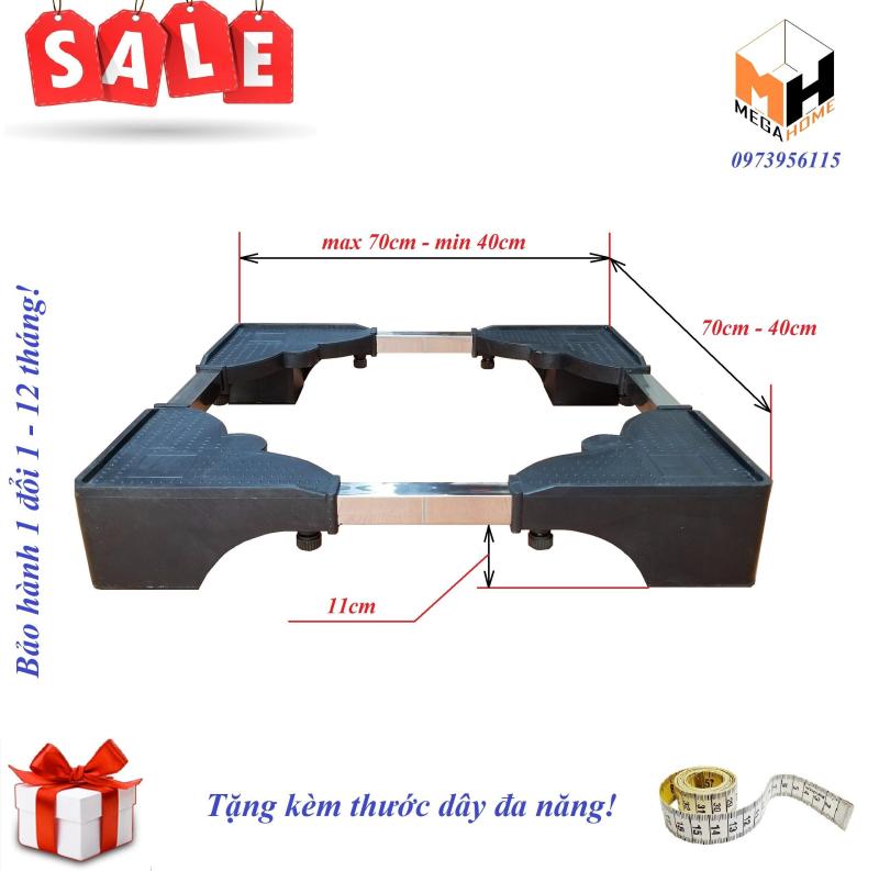 Bảng giá Chân kệ kê máy giặt, tủ lạnh (nặng 5kg, siêu dày, chịu tải 400 kg, 1 đổi 1-12 tháng) Điện máy Pico