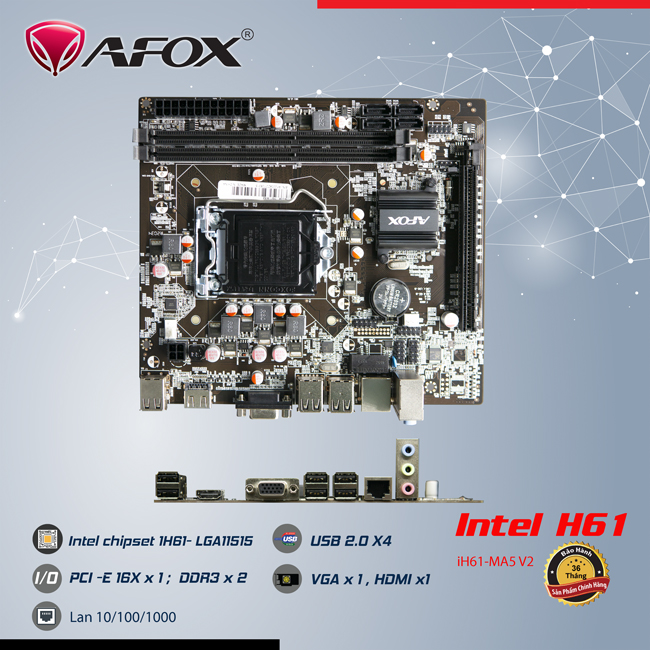 Mainboard AFOX H61 (MA5-V2)
