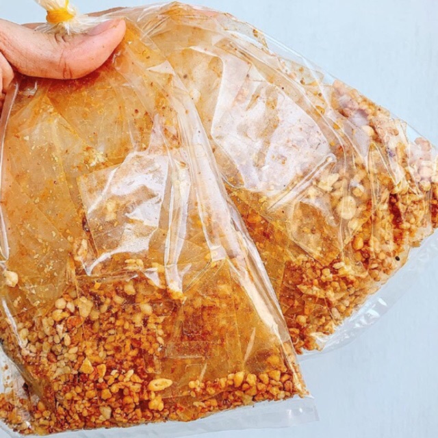 5 bịch Bánh tráng muối nhuyễn tỏi, Bánh tráng xì ke Món ăn vặt gây nghiện Bánh tráng tại lò tây ninh