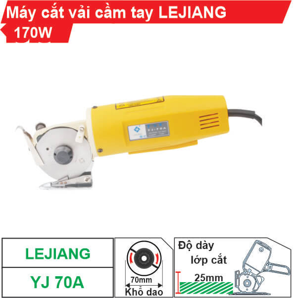 Máy Cắt vải LEJIANG dĩa 70. Máy Cắt Cầm Tay