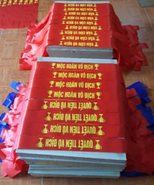 Băng rôn cổ động - combo 10 chiếc - in theo yêu cầu - băng rôn cổ động