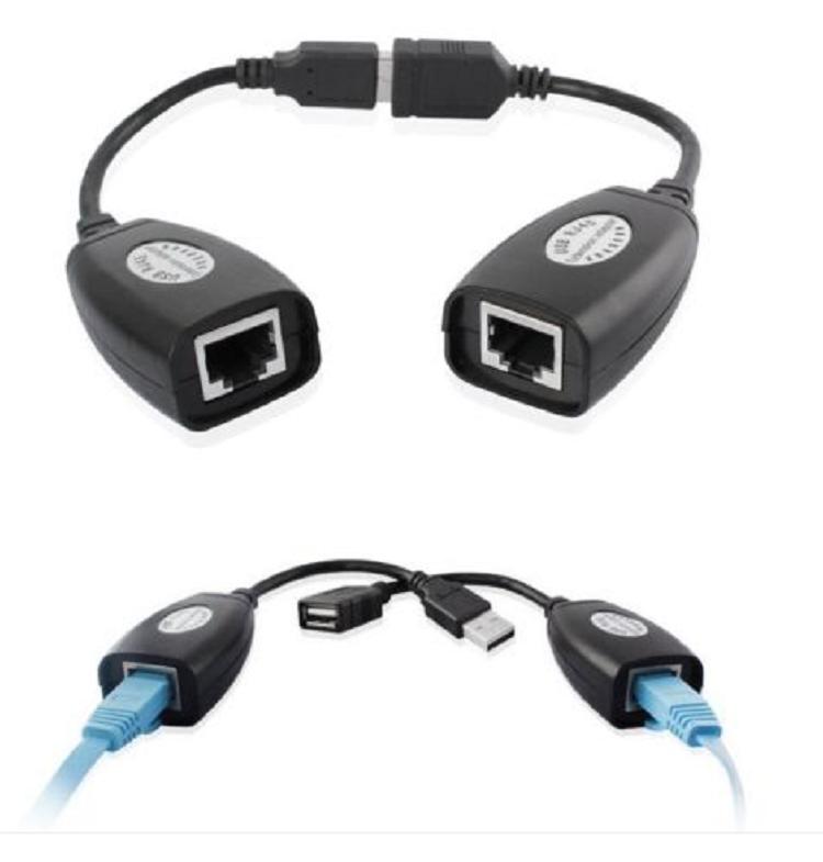 BỘ CÁP NỐI DÀI USB QUA CÁP MẠNG LAN RJ45 45M CÓ KHUẾCH ĐẠI TÍN HIỆU