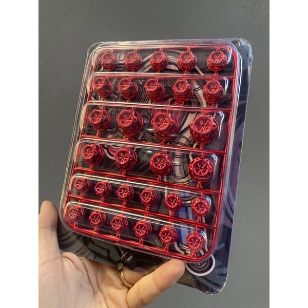 Chụp Ốc Xe Máy Đủ Màu ( Giá 1vỉ 30 chụp ốc)