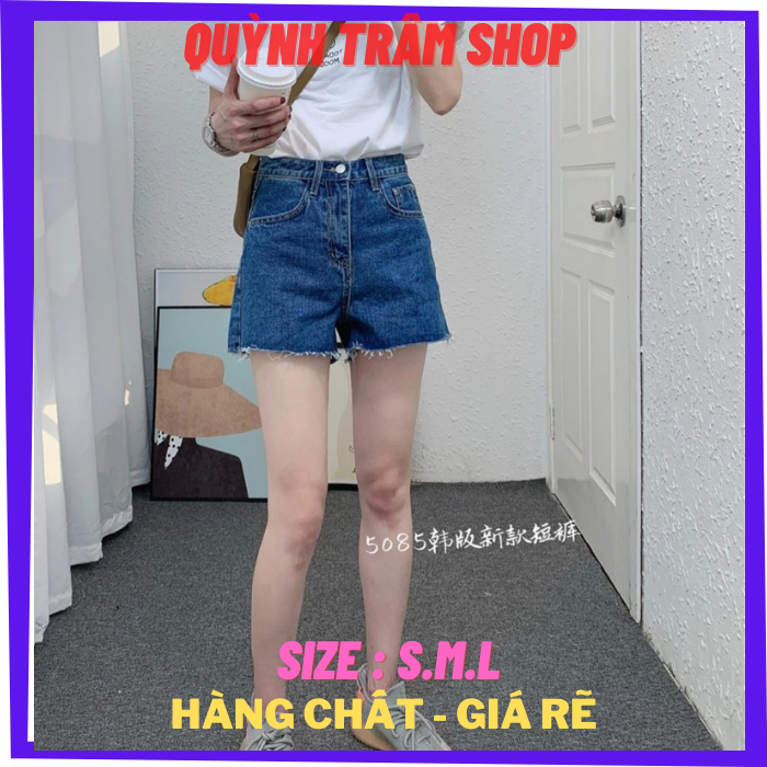 Quần sọt jean nữ